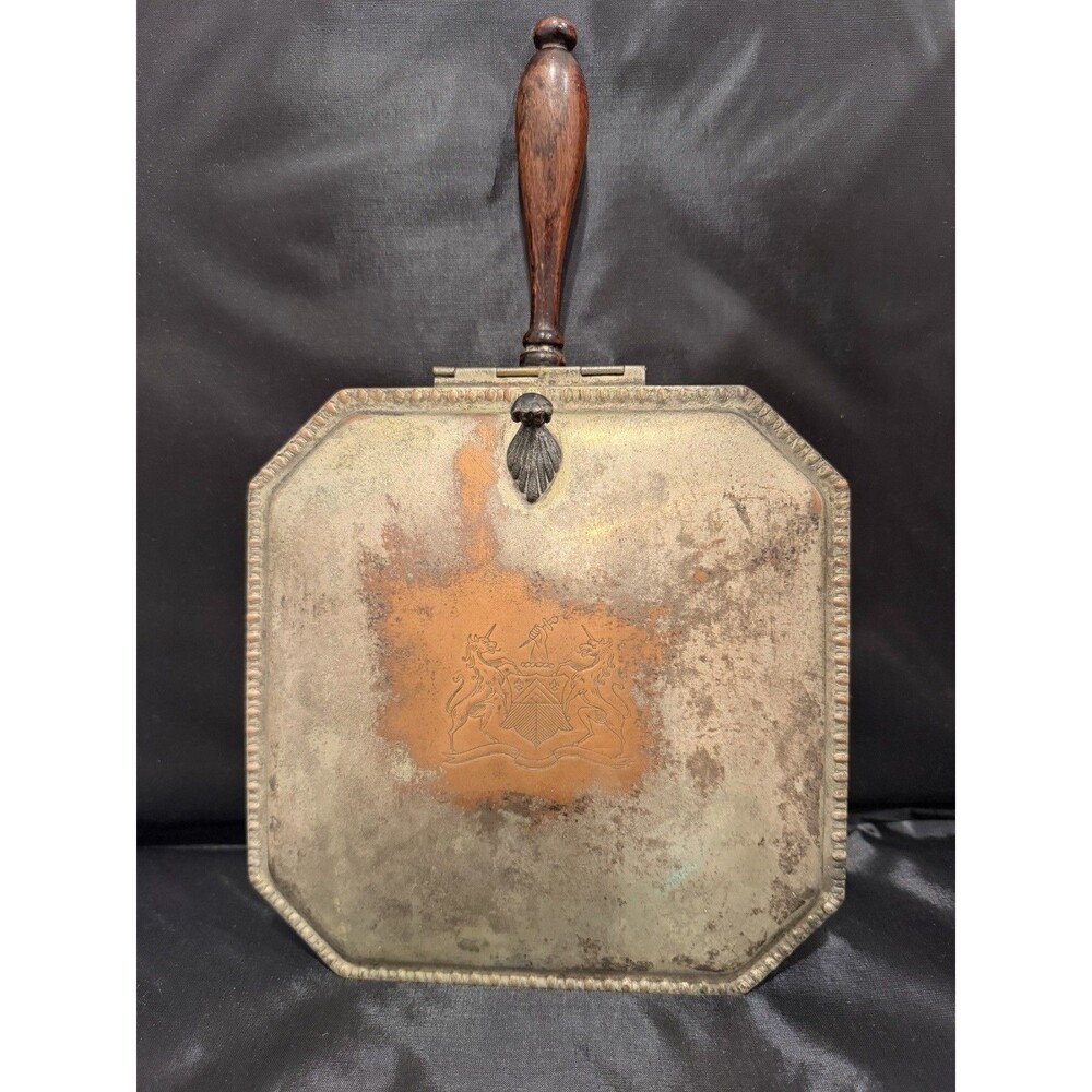 Vintage Sheffield Silver Co. Silent Butler Crumb Catcher Unicorn Shield EPC 270